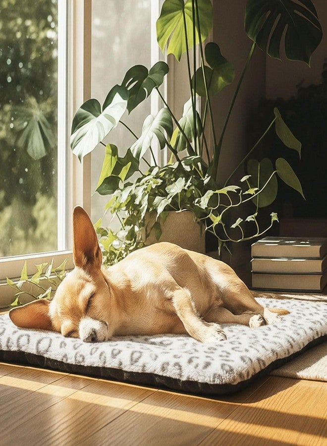 Chicmount 4 Pcs Dog Cat Bed Guinea Pig Mats Ultra Soft Dog Crate Kennel Pad Washable Bunny Bed Anti-Slip Guinea Pig Blankets for Small Animal Pet Cage Accessories(25.6X 17.7 Inch) - Image 5